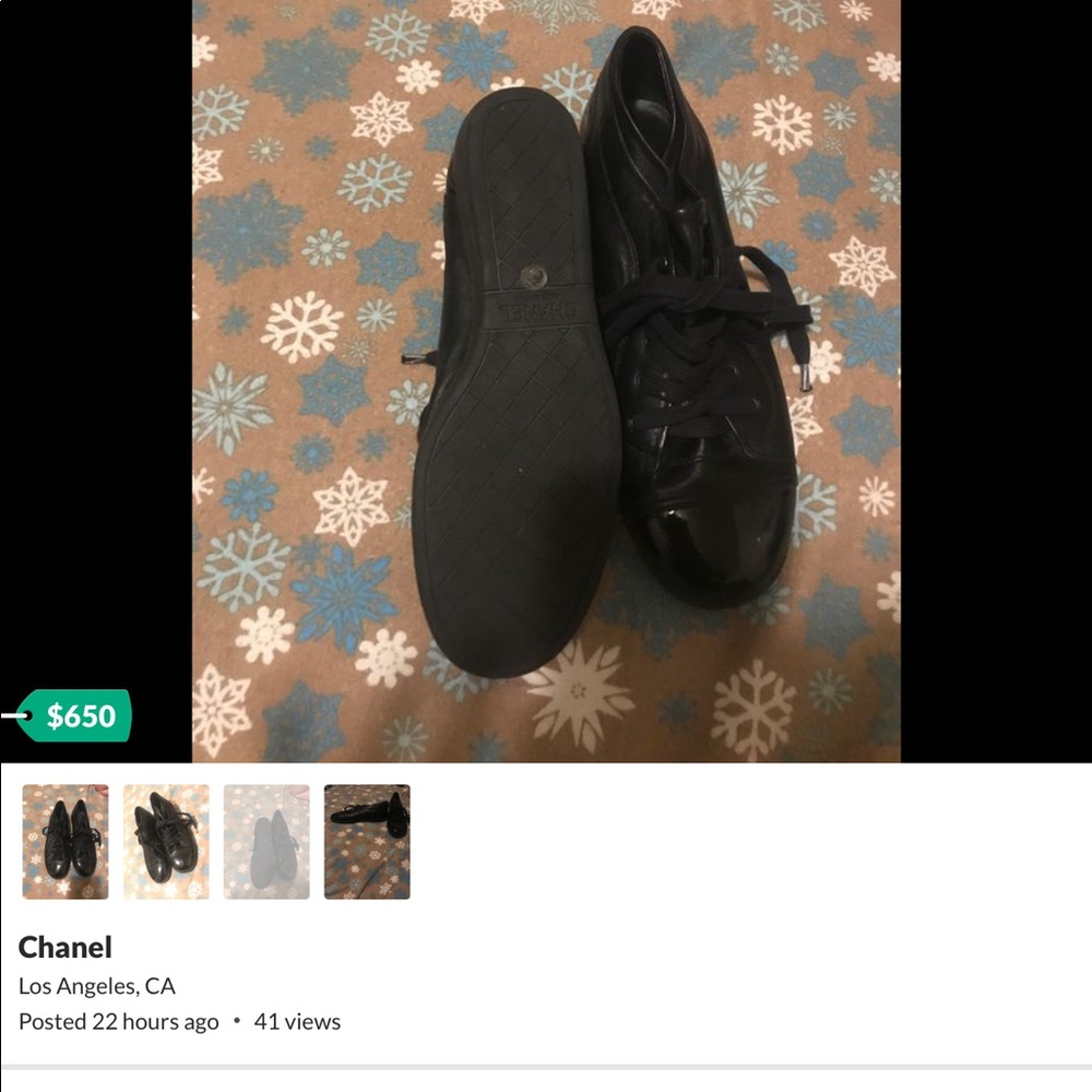 Chanel lace shoes - Picture 3 of 4